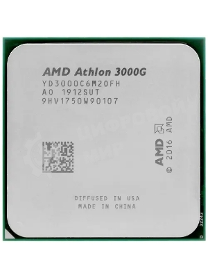 Процессор AMD Athlon 3000G Soc-AM4 3.5GHz OEM