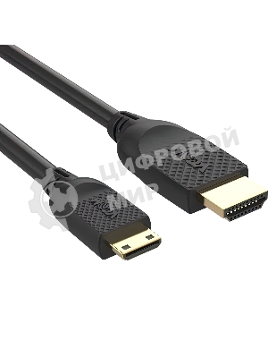 Кабель HDMI-19M --MiniHDMI-19M ver 2.0 1,5 м VCOM CG583-1.8M