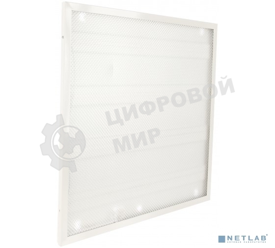 Светильник светодиодный Gauss IP20 595x595x19мм 36W 2900lm 4000K офисный призм. рассеиватель 1/4