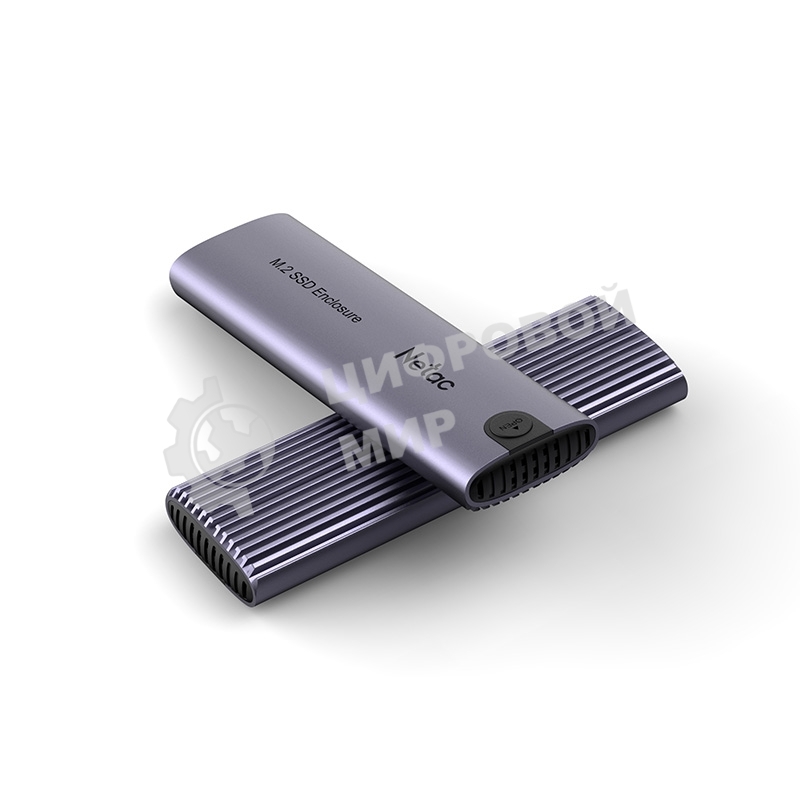 Внешний корпус NETAC WH51 NT07WH51-32C2 для SSD M.2 SATA/NVMe -> USB3.1 Type-C Алюминий