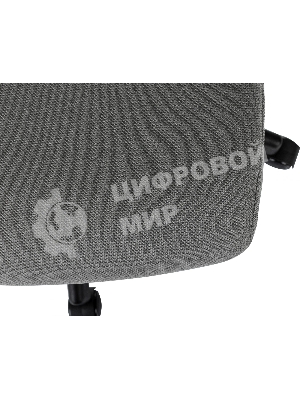 Кресло руководителя Бюрократ Sigma 1 серый, сетка/ткань, крестов. пластик