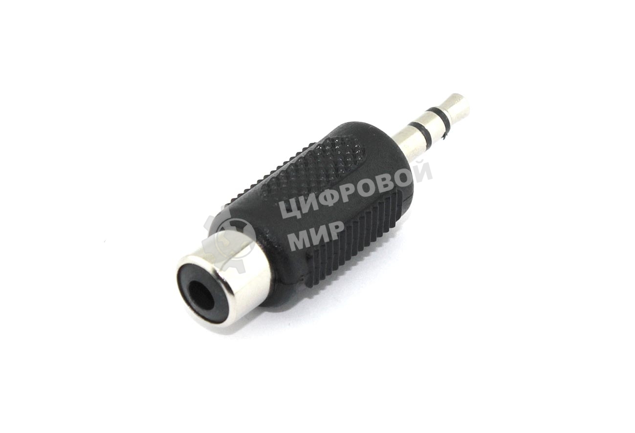 Переходник с miniJack папа на RCA (тюльпан) 1 канал мама