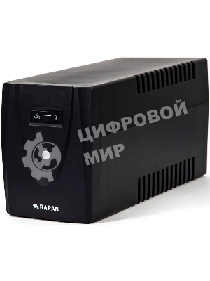 Источник бесперебойного питания RAPAN-UPS 2000 220В 2000В.А/1200Вт меандр АКБ 2х7А.ч интерактивный Бастион 735