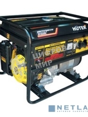 Электрогенератор бензиновый Huter DY5000L, 4.5 кВт, 70 дБ, 72 кг