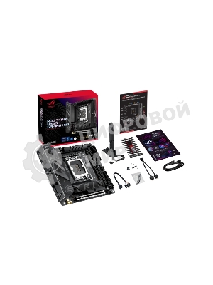 Материнская плата ASUS ROG STRIX B860-I GAMING WIFI, LGA1851, Intel B860, 2xDDR5, 4xSATA, 2xM.2, 1xPCIe 5.0 x16, 1xDP, 1xHDMI, 1xThunderbolt 4, 1x2.5Gb LAN, Wi-Fi 7, 2xUSB 2.0, 3xUSB 3.2 Gen 1, 1xUSB 3.2 Gen 2, 1xUSB 3.2 Gen 2x2, 1xUSB-C, 1xS/PDIF, 2x3.5 мм, 7.1, Mini-ITX