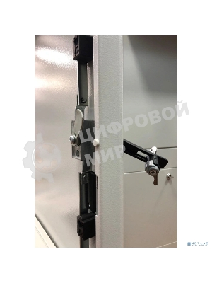 Шкаф уличный всепогодный укомплектованный настенный ЦМО ШТВ-Н, IP55, 12U, корпус: сталь, 600х600х330 мм (ВхШхГ), серый