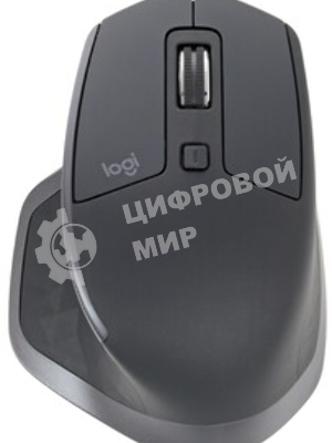 Мышь беспроводная Logitech MX Master 2S графитовый, 4000 dpi, радиоканал, Bluetooth, USB, кнопки - 7