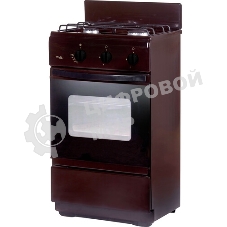 Плита газовая Лада Nova CG 32013 B коричневый, конфорок 2, духовка 30 л, 50 см x 85 см x 40 см