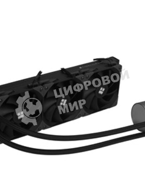 Водяное охлаждение для процессора Water Cooling System Thermalright Frozen Warframe 360 Ultra черный Argb (360мм, черный, ARGb/Fans: 3x120мм, 70.84CFM, 22.1dBA, 2000RPM/Pump height 60мм, 23dBA, 3000RPM, Rad thickness 27mm/S: 1200, 1700, 1851, 2011, 2066, 115X, AM5, AM4)