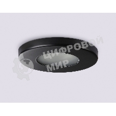 Светильник Ambrella light TN1181 BK черный IP44 GU5.3 D85*34
