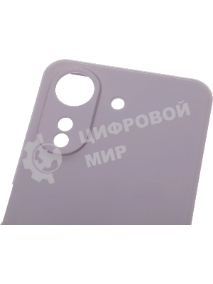 Чехол (клип-кейс) BoraSCO для Xiaomi Poco C65 Microfiber Case лавандовый
