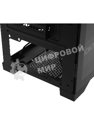 Компьютерный корпус Montech AIR 100 LITE черный без БП mATX 2x120мм 1xUSB2.0 2xUSB3.0 audio bott PSU