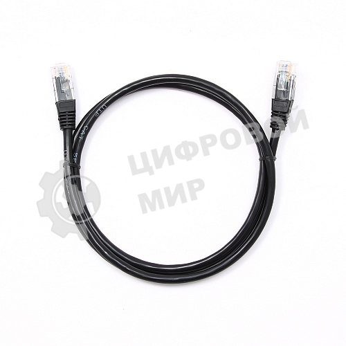 Патч-корд UTP Cablexpert PP12-1M/BK
