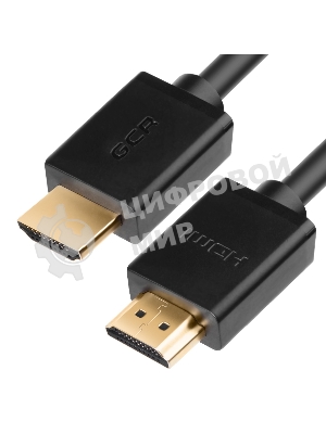 Кабель GCR 1.0m HDMI 1.4, 30/30 AWG, позолоченные контакты, FullHD, Ethernet 10.2 Гбит/с, 3D, 4Kx2K, экран