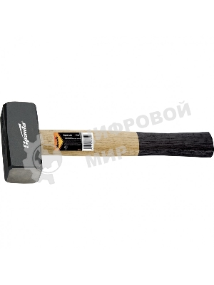 Кувалда Sparta 1000 г, кованая головка, деревянная двухцветная рукоятка