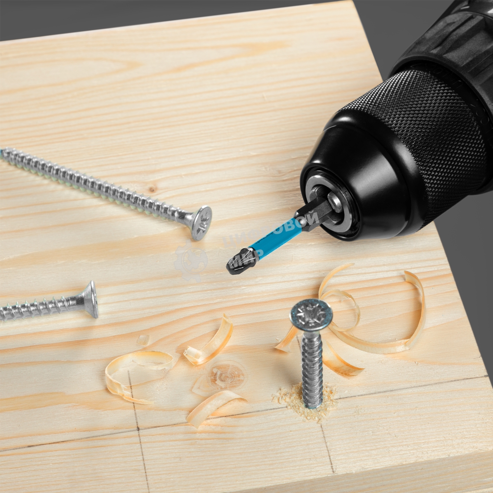 Набор бит торсионных PZ3x50 мм, для ударных шуруповертов, 10 шт. Gross