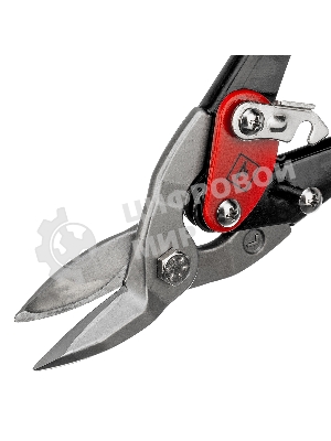 Ножницы по металлу Matrix, 250 мм, левый рез,сталь CRMO,двухкомпонентные рукоятки, PRO