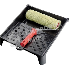 Набор Matrix: валик полиакрил для фасадных работ, 180мм, ворс 18мм, D36мм, кювета 260x320мм