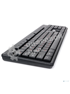 Комплект клавиатура + мышь пров. Гарнизон GKS-126, черный, 104 кл, 3кн, 1000 DPI, кабель 1.5м