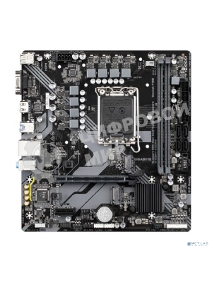 Материнская плата Gigabyte B760M H DDR4, LGA 1700, Intel B760, 2xDDR4, 4xSATA, 2xM.2, 1xPCIe 4.0 x16, 1xPCIe x1, 1xHDMI, 1xVGA, 1x 1Gb LAN, 2xUSB 2.0, 4xUSB 3.2 Gen 1, 3x3.5 мм, 7.1, Micro ATX