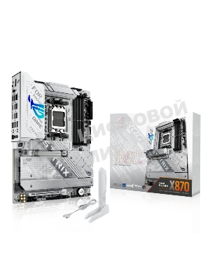 Материнская плата ASUS ROG STRIX X870-A GAMING WIFI, AM5, AMD X870, 4xDDR5, 2xSATA, 4xM.2, 1xPCI-E 4.0 x4, 1xPCI-E 5.0 x16, 1xHDMI, 1xDP, 1x 2.5Gb LAN, 4xUSB-A 3.2 Gen 1, 5xUSB-A 3.2 Gen 2, 1xUSB-C 3.2 Gen 2, 2xUSB4, 2x3.5 мм, 7.1, ATX