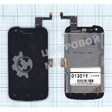 Дисплей для Lenovo A500 черный