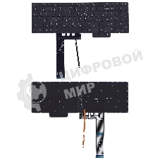 Клавиатура для ноутбука Lenovo Legion 5-15IMH05 черная с подсветкой