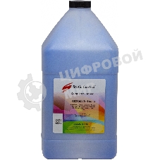 Тонер Static Control OKIUNIV3-1KG-C голубой флакон 1000гр. для принтера Oki C3300N/5500