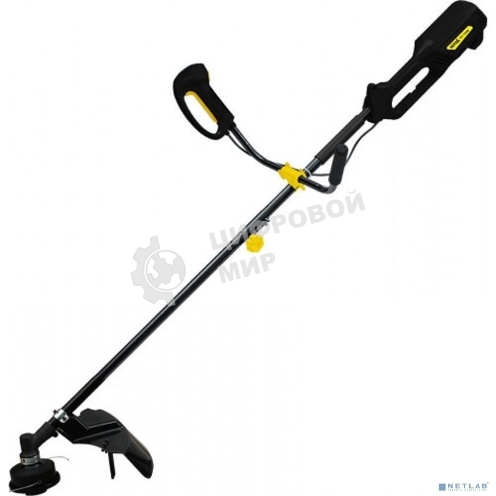 Триммер электрический Huter GET-1500B 1500Вт неразбор.штан. реж.эл.:леска/нож