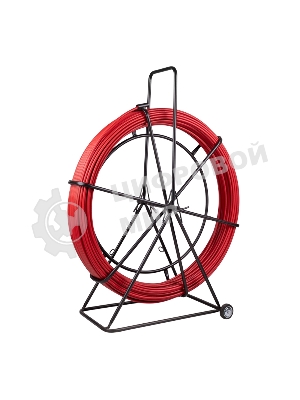 Протяжка кабельная Rexant (УЗК в тележке) стеклопруток, d=11,0мм, 300м, красная