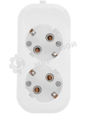 Удлинитель Smartbuy (SBE-16-2-02-Z) 2 гнз х 2,0 м (16А/3.5 кВт, ПВС 3х1.0)