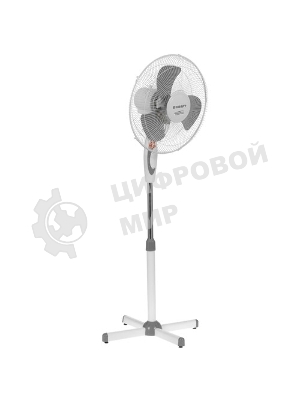 Вентилятор Kraft FS40-1621G серый, напольный, 40 Вт, 3 скорости, 40 см