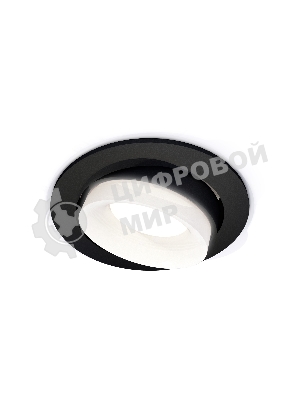 Комплект встраиваемого поворотного светильника Ambrella light XC7652084 SBK/FR черный песок/белый матовый MR16 GU5.3 (C7652, N7165)