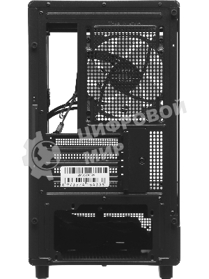 Корпус ACCORD ACC-ZM3B Black, Mini-Tower, чёрный, 1 x 120 мм