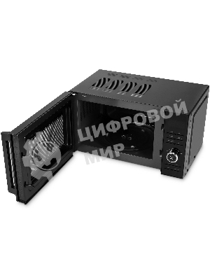 Микроволновая печь Vitek VT-MW0720 черный, 20 л, 700 Вт, переключатели - кнопки, поворотный механизм