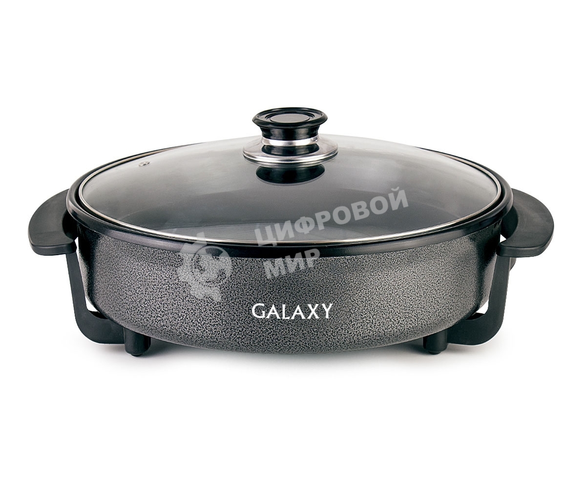 Электросковорода Galaxy Line GL 2660, серая, 1700 Вт, 2,5 л