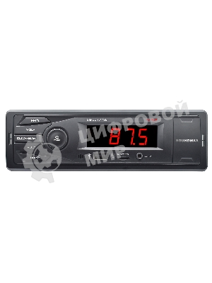 Автомагнитола Soundmax SM-CCR3179B, 1 DIN, Bluetooth, USB Type-A, AUX