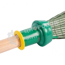 Метла Сибртех полипропиленовая 215 х 280 мм круглая, с черенком