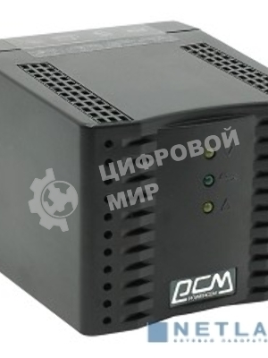 Стабилизатор напряжения Powercom TCA-2000 1000Вт 2000ВА черный