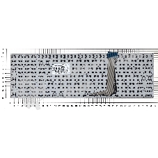 Клавиатура для ноутбука Asus E502 черная