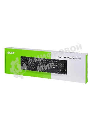 Клавиатура проводная Acer OKW020, USB, черный