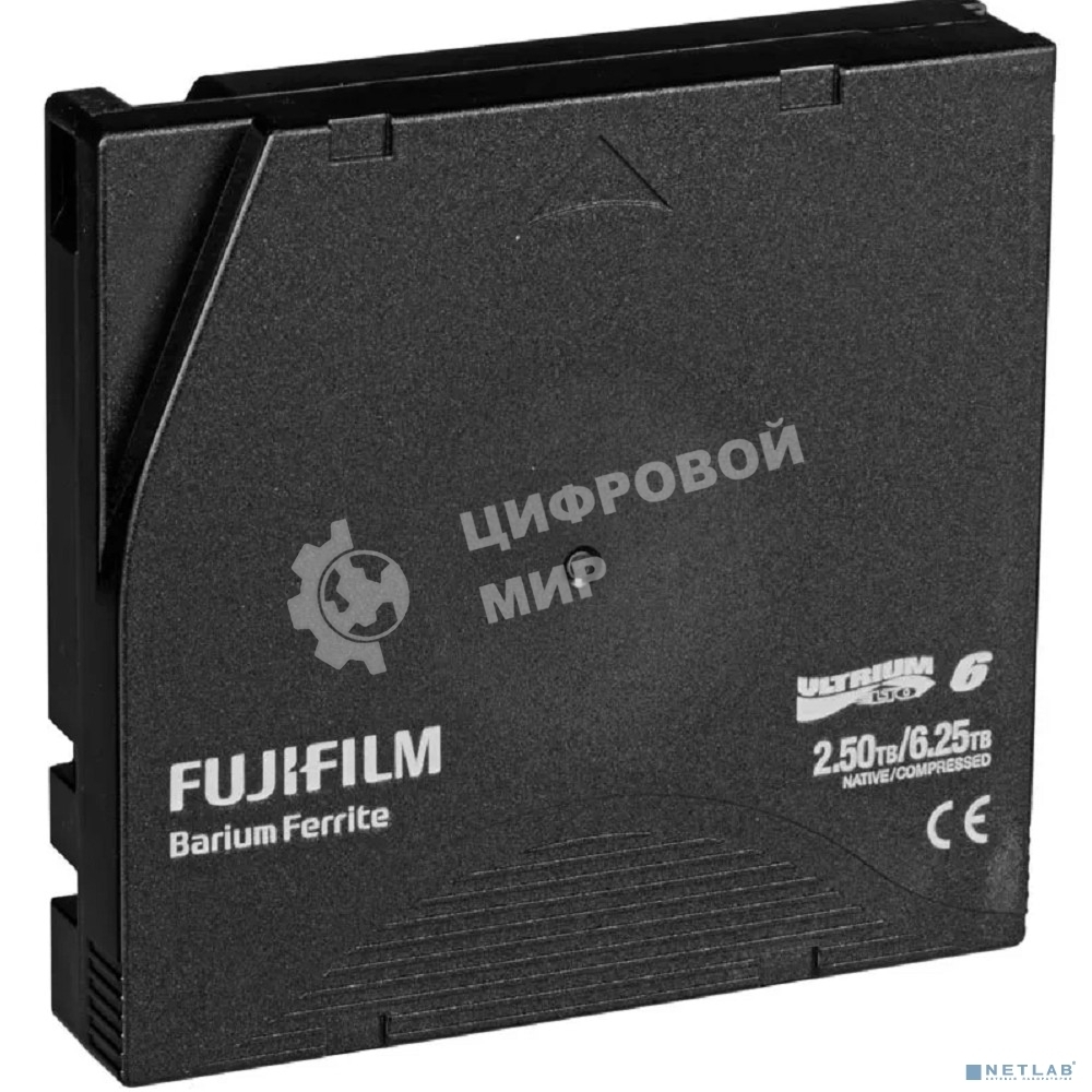 Ленточный накопитель Fujifilm LTO-6 RW 6,25Tb (2,5Tb native) Tape [16310732] аналог 00V7590 / C7976A