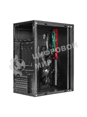 Компьютерный корпус Minitower ExeGate BAA-403U2-AA500 (mATX, БП AA500 с вент. 8см, 1*USB/2*USB 3.0, HD Audio, черный)