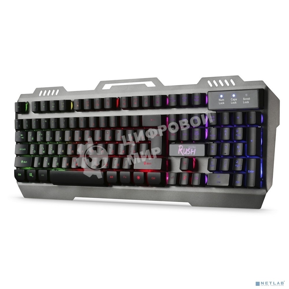 Клавиатура проводная игровая мультимедийная Smartbuy RUSH 354 USB черный SBK-354GU-K