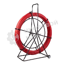 Протяжка кабельная Rexant (УЗК в тележке) Rexant стеклопруток, d=11,0мм, 250м, красная