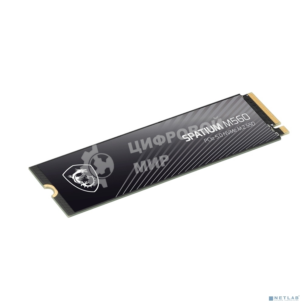 Накопитель SSD PCIE 5.0 NVME M.2 1Tb SPATIUM M560 1Tb MSI