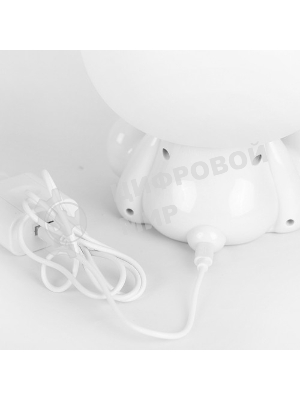 Светильник настольный Camelion KD-837 C01 белый LED на струбц., 7Вт,230В,450лм,сенс.рег.ярк и цвет.темп,USB-5В,1А