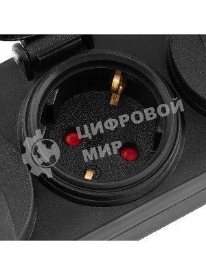 Сетевой удлинитель Buro BU-PS3.10/B 10 м (3 розетки) оранжевый (пакет ПЭ)