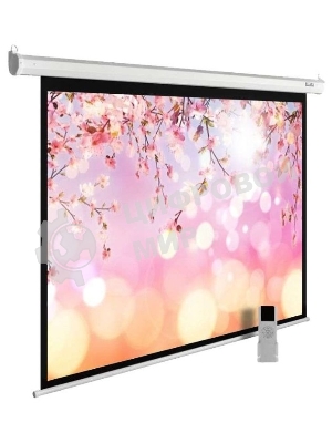 Экран Cactus 220x220 см MotoExpert CS-PSME-220x220-WT 1:1 настенно-потолочный рулонный белый (моторизованный привод)