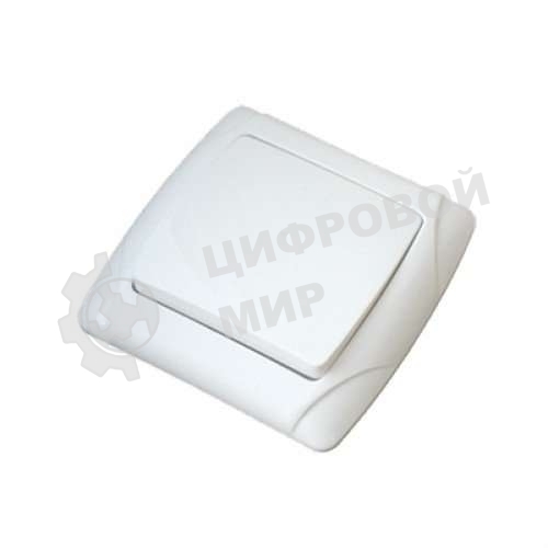 Выключатель 1-кл. СП Маргарита 10А IP20 белый Universal М0021